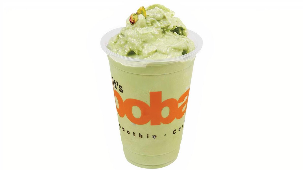Order Pistachio Matcha Frappe food online from Boba Time store, Canoga Park on bringmethat.com