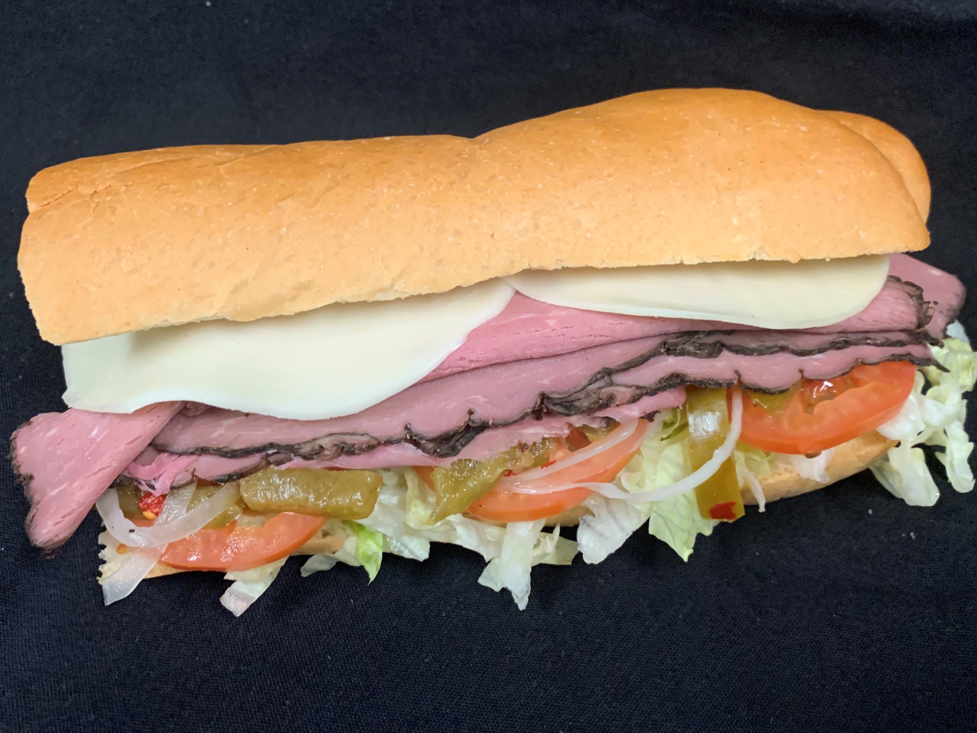 Order 11. Roast Beef and Cheese Sub food online from Tony Subs & Pizza store, Inglewood on bringmethat.com