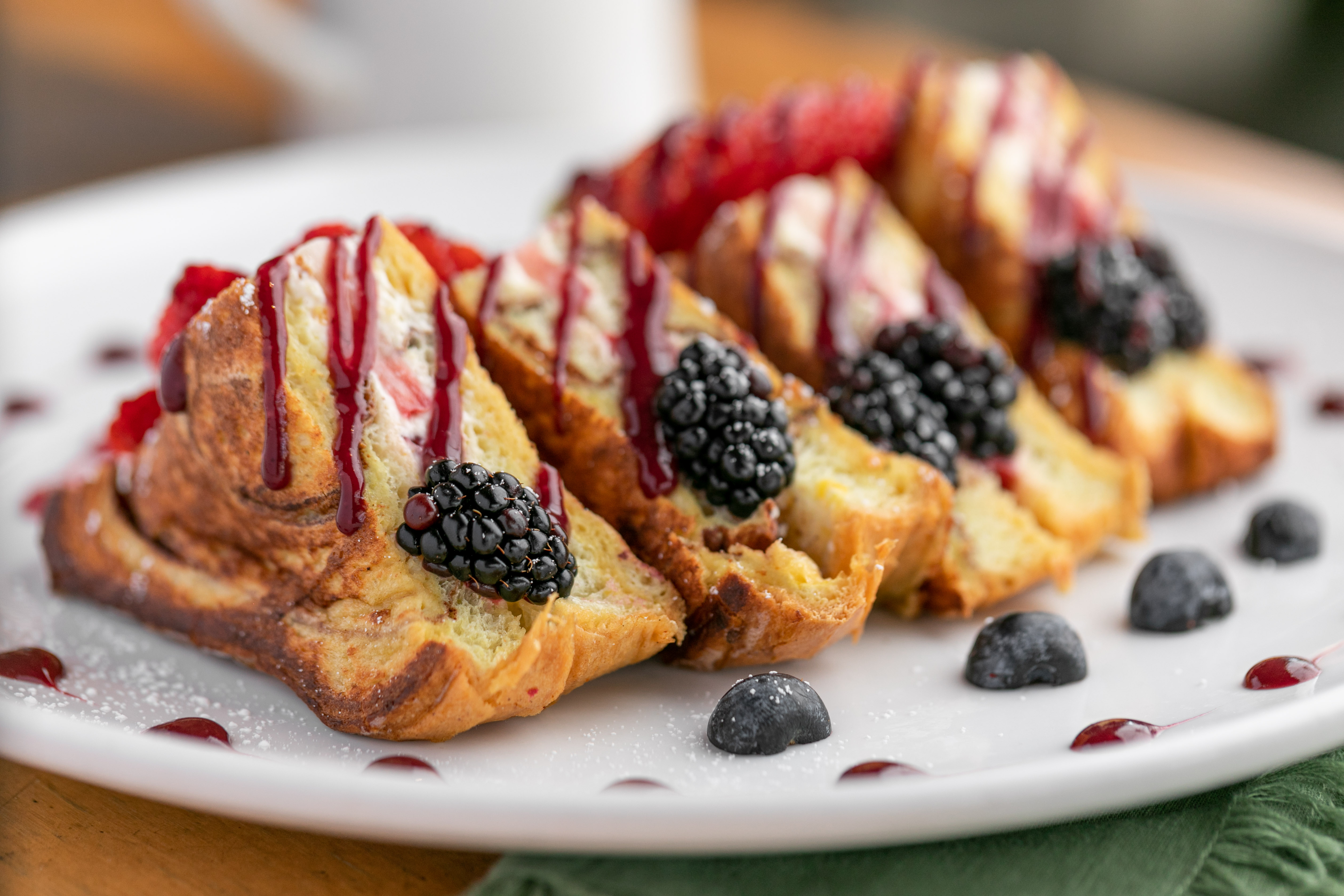 Order Stuffed French Toast* food online from Swami Cafe store, San Diego on bringmethat.com