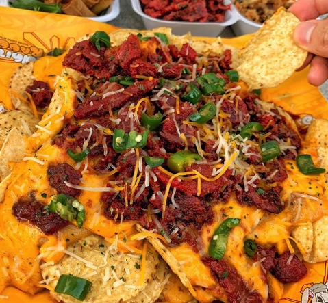 Order Nachos food online from White Rabbit Food Truck store, West Covina on bringmethat.com