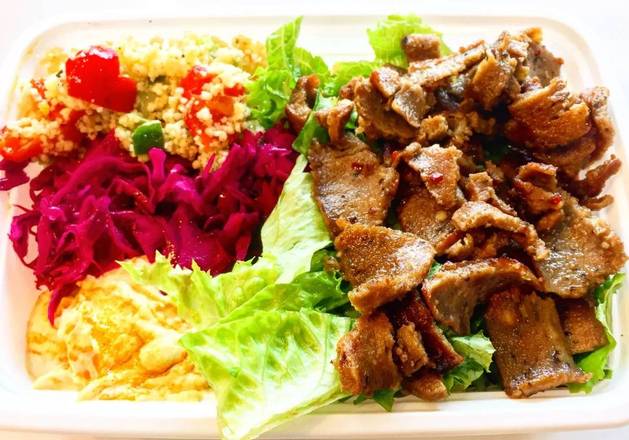 Order Gyro Salad Bowl food online from Chopped Halal Grill store, Richardson on bringmethat.com