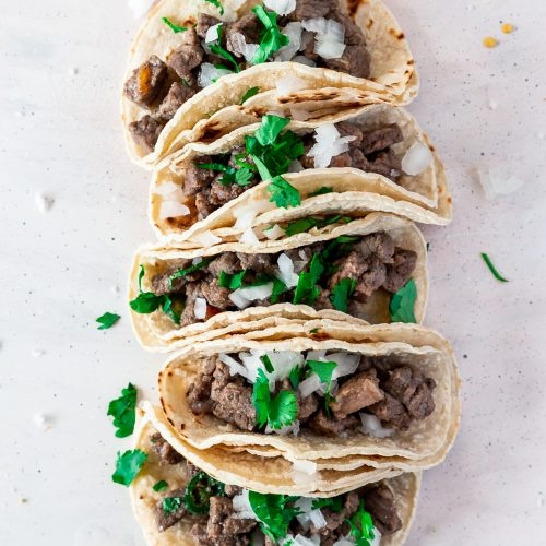 Order Tacos de Carne Asada food online from Twisted Taino Restaurant store, Parma on bringmethat.com