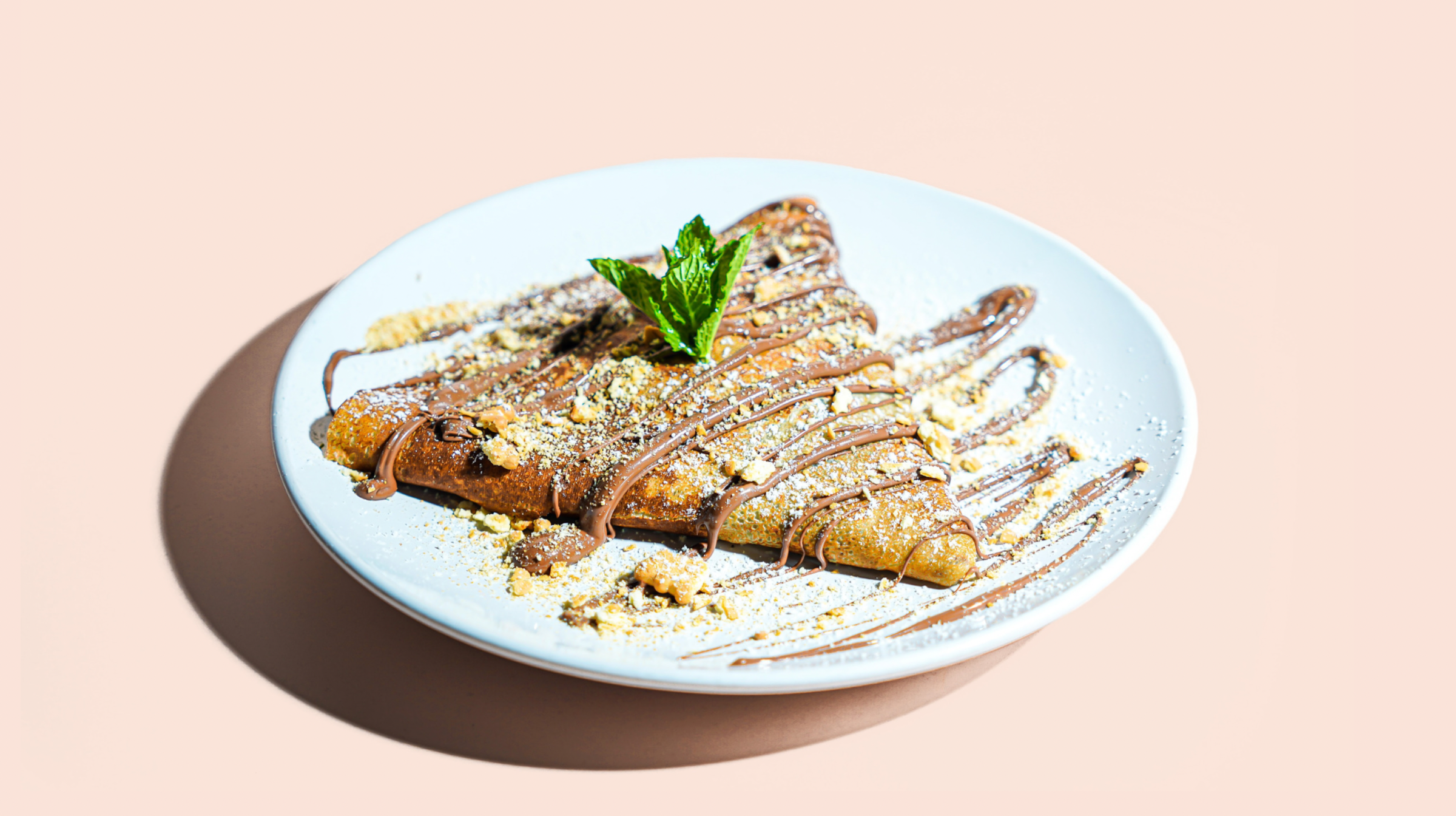 Order Nutella Biscotto Crepe food online from Oasis Cafe store, Flushing on bringmethat.com