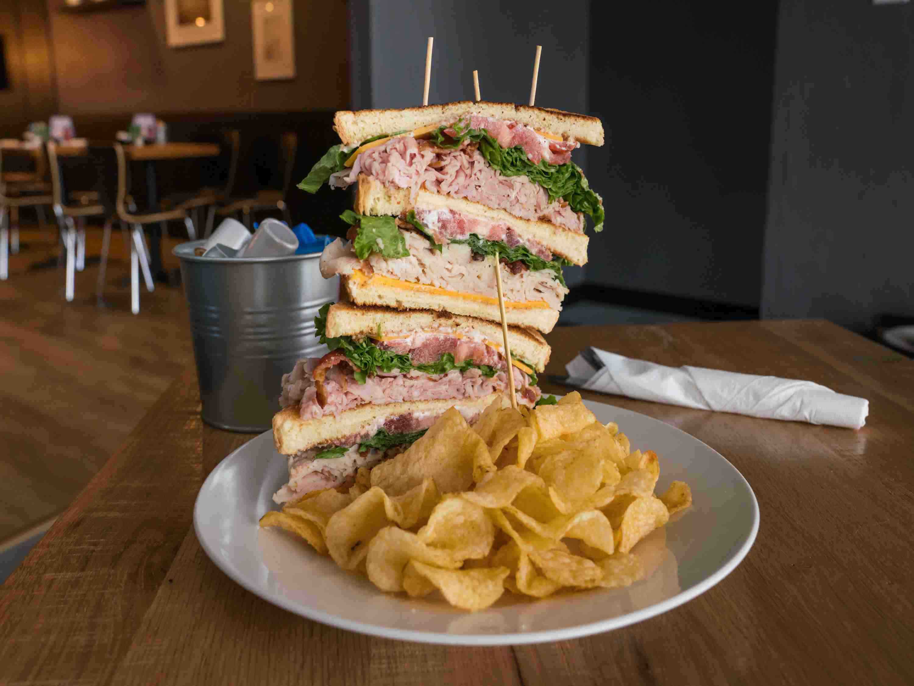 Order The Club Sandwich food online from The Kitchen store, Independence on bringmethat.com
