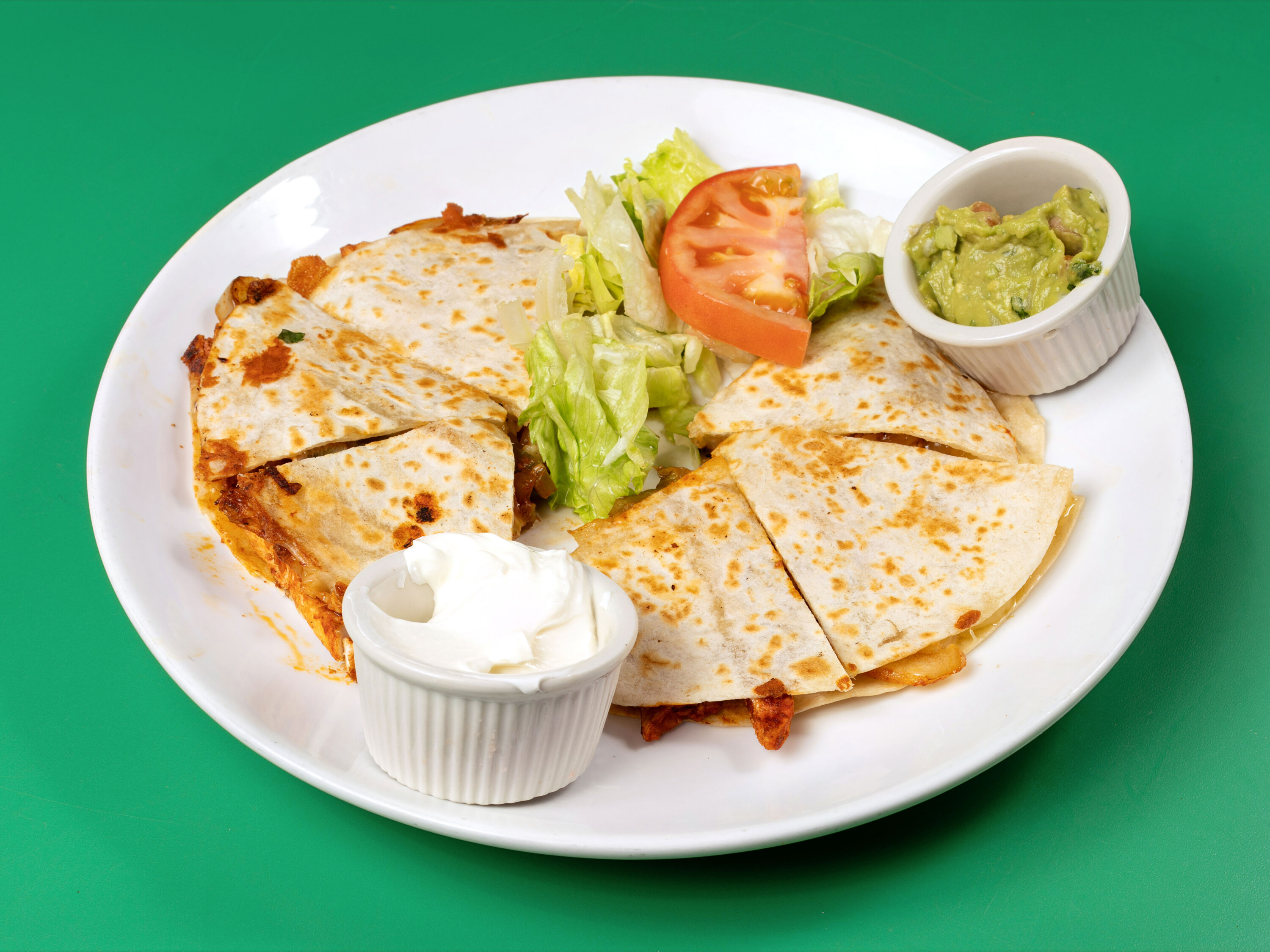 Order Fajita Quesadilla food online from Casa Blanca Mexican Restaurant store, North Billerica on bringmethat.com