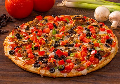 Order Create Your Own Pizza - Mini 6" (6 Slices) food online from Mountain Mike Pizza store, Fresno on bringmethat.com