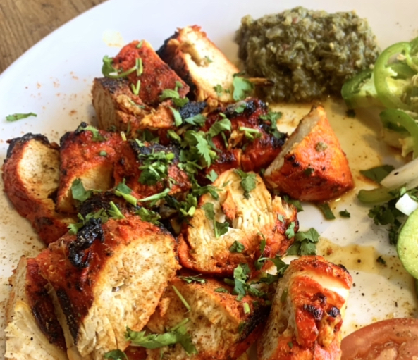 Order Grilled Chicken Tikka food online from Tasty Bowl store, Mission Viejo on bringmethat.com