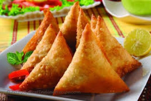 Order Fish Samosa(3) food online from Cosmo Indian Cafe store, Lawrence on bringmethat.com