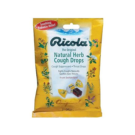 Order Ricola Cough Drops Original  (21 CT) 134036 food online from BevMo! store, Milpitas on bringmethat.com