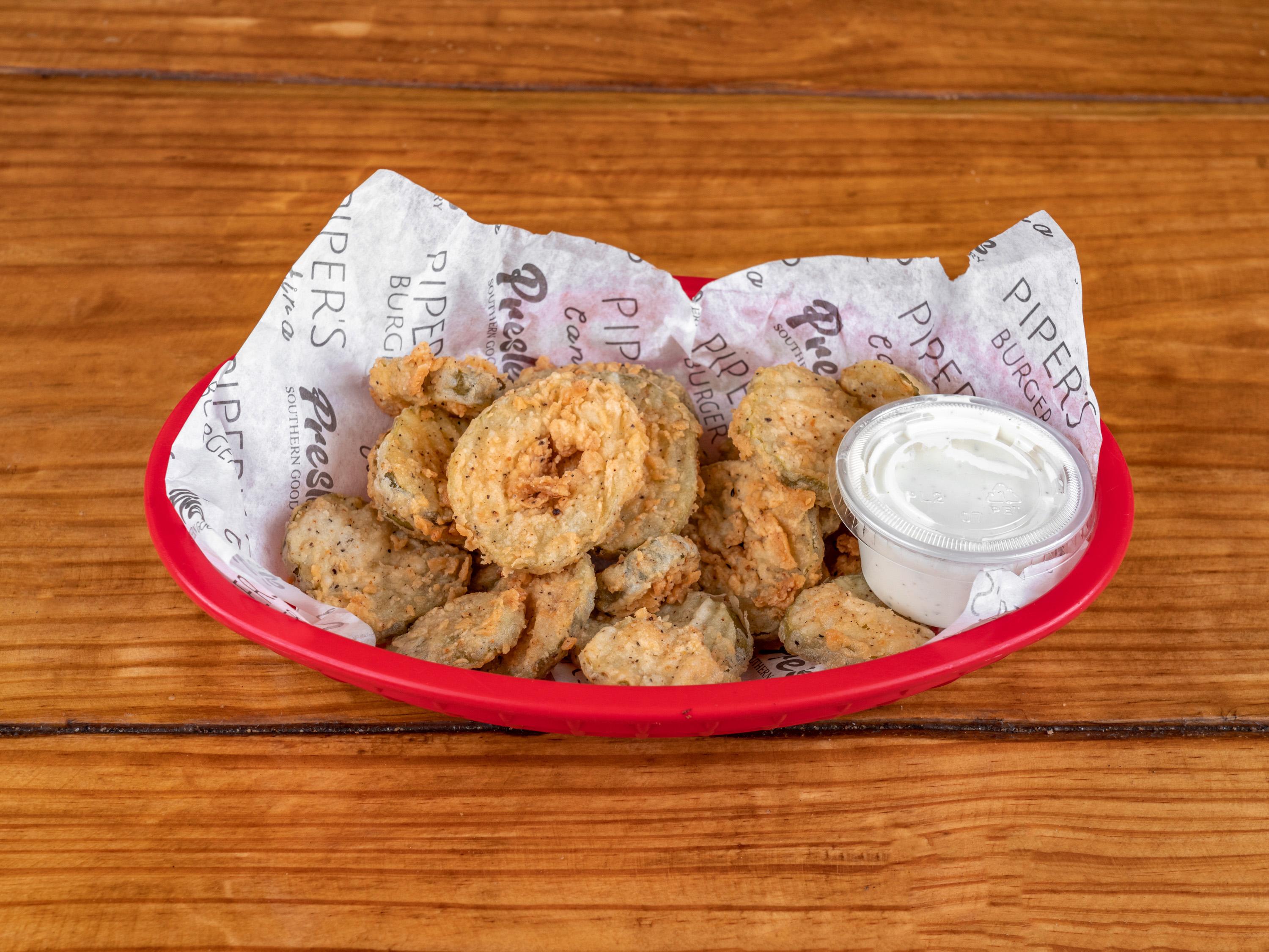 Order Fried Pickles food online from Piper's BBQ & Beer store, Houston on bringmethat.com