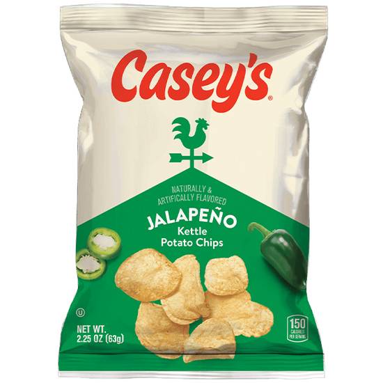 Order Casey's Jalapeno Kettle Chips 2.25oz food online from Caseys Carry Out Pizza store, Council Bluffs on bringmethat.com