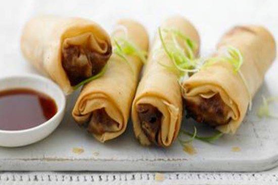 Order Veg Spring Roll 4 Pcs food online from Hot N Spicy Restaurant store, Irving on bringmethat.com