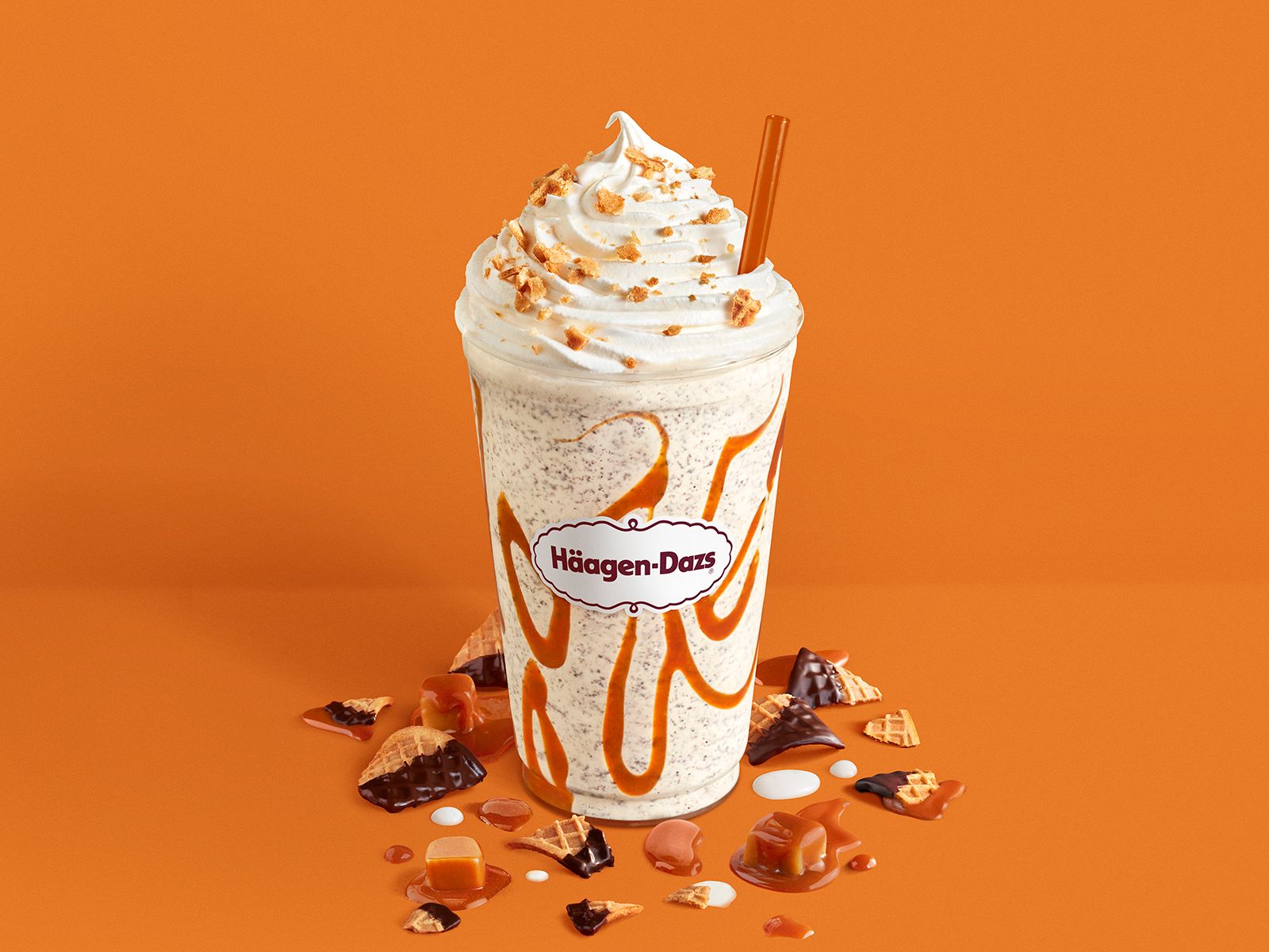 Order Caramel Cone Shake food online from Haagen-Dazs - The Outlets At Orange store, Orange on bringmethat.com