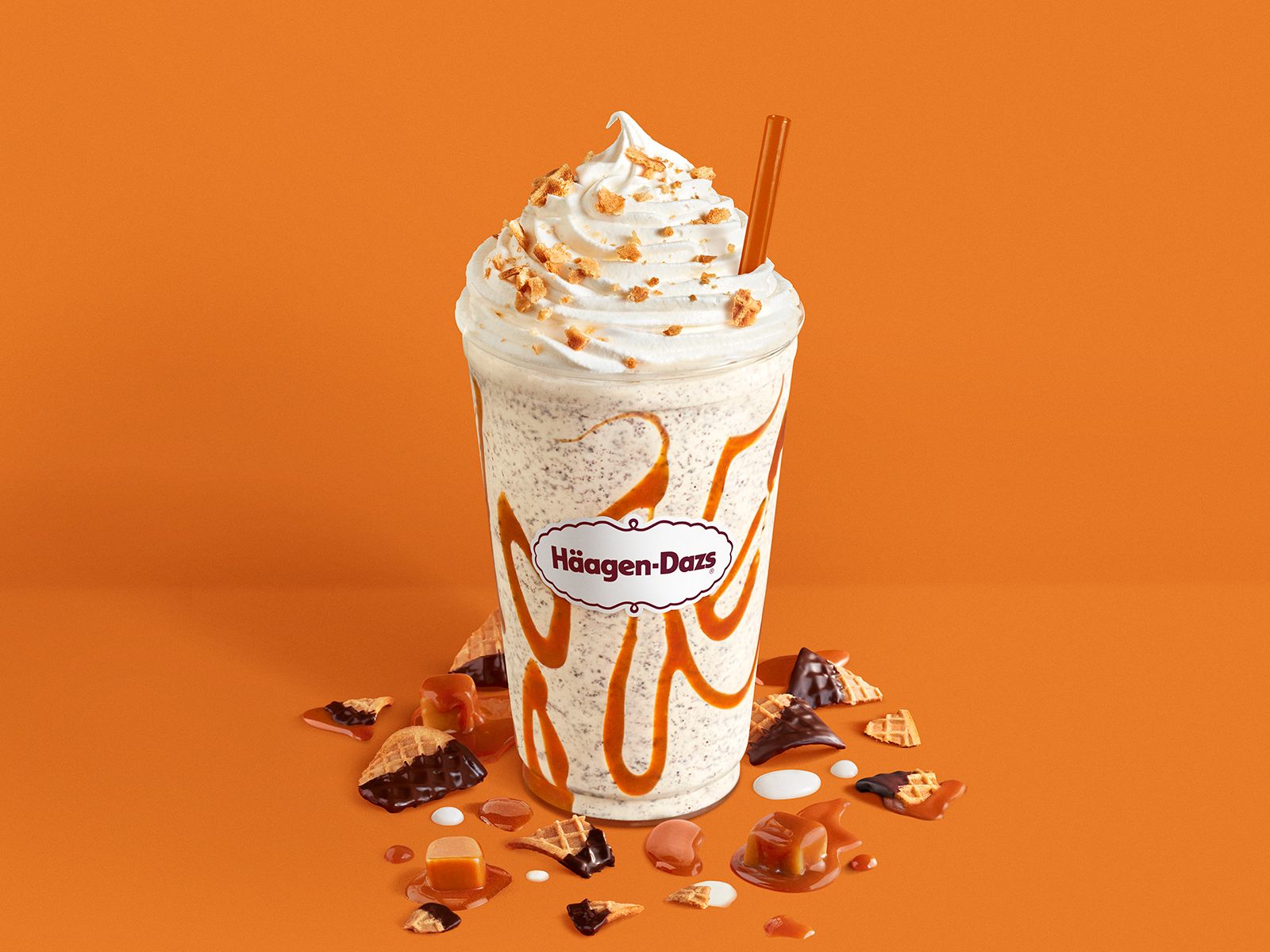 Order Caramel Cone Shake food online from Haagen-Dazs store, Hopkins on bringmethat.com