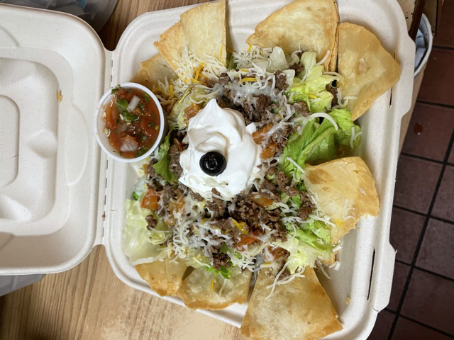 Order Taco Salad food online from Waffles Breakfast & Lunch store, Salinas on bringmethat.com