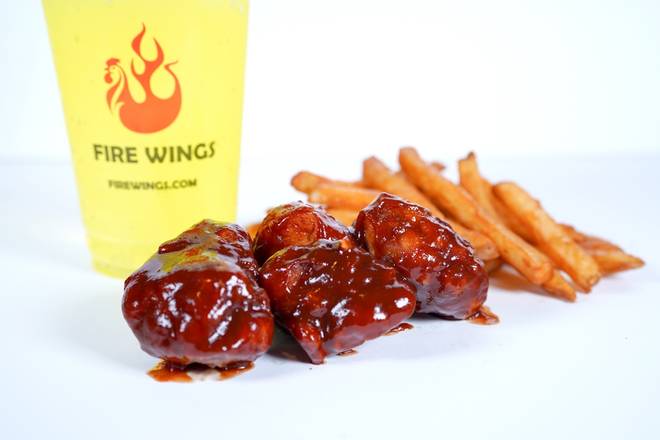 Order MINI 4 PC BONELESS food online from Fire Wings store, Cupertino on bringmethat.com