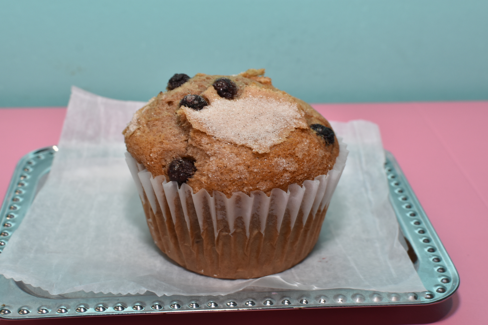 Order Blue Berry Muffin food online from Maria Bonita Bakery Juice Bar store, bronx on bringmethat.com