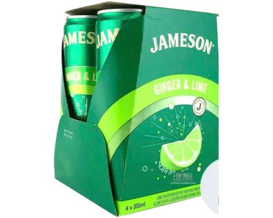 Order Jameson Ginger & Lime, 4pk 12oz cocktails (6.0% ABV0 food online from Cold Spring Liquor store, Liberty Hill on bringmethat.com
