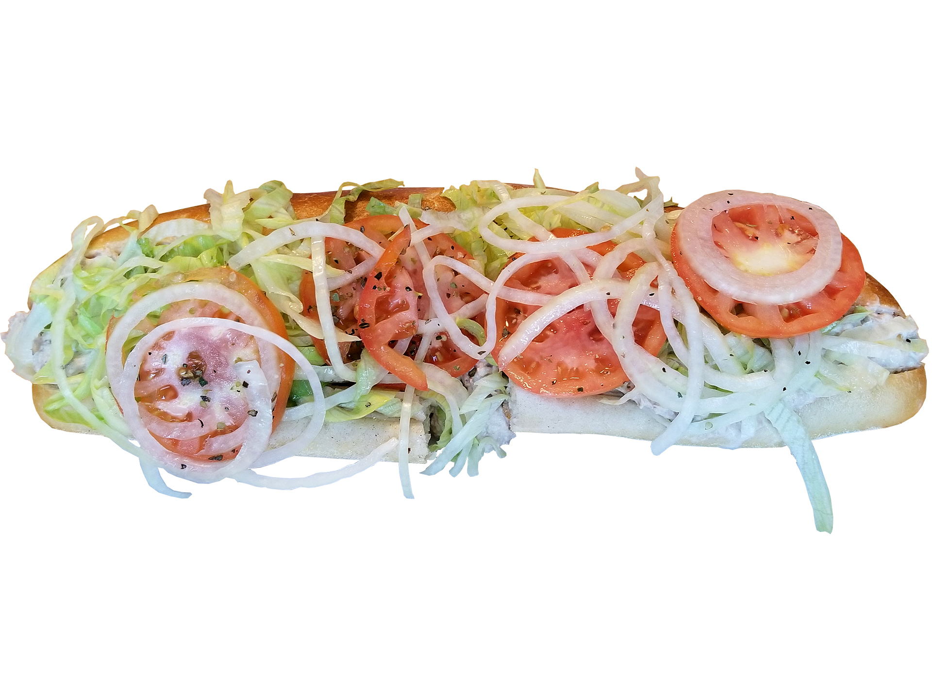 Order Tuna Salad Hoagie food online from Mike Brick Oven Pizza store, Pottstown on bringmethat.com