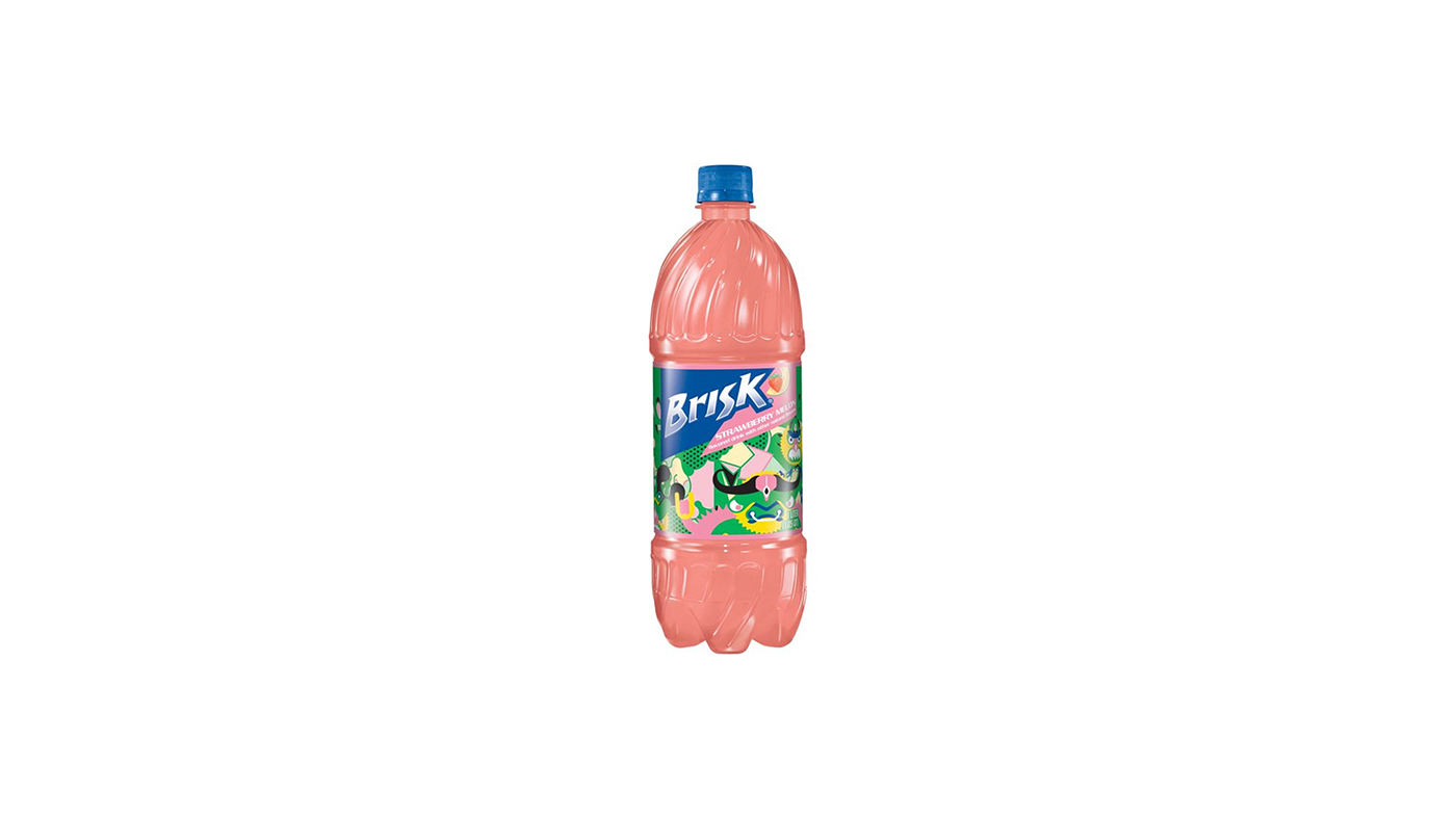 Order Lipton Brisk Strawberry Melon 1L food online from Extra Mile 3022 store, Lincoln on bringmethat.com