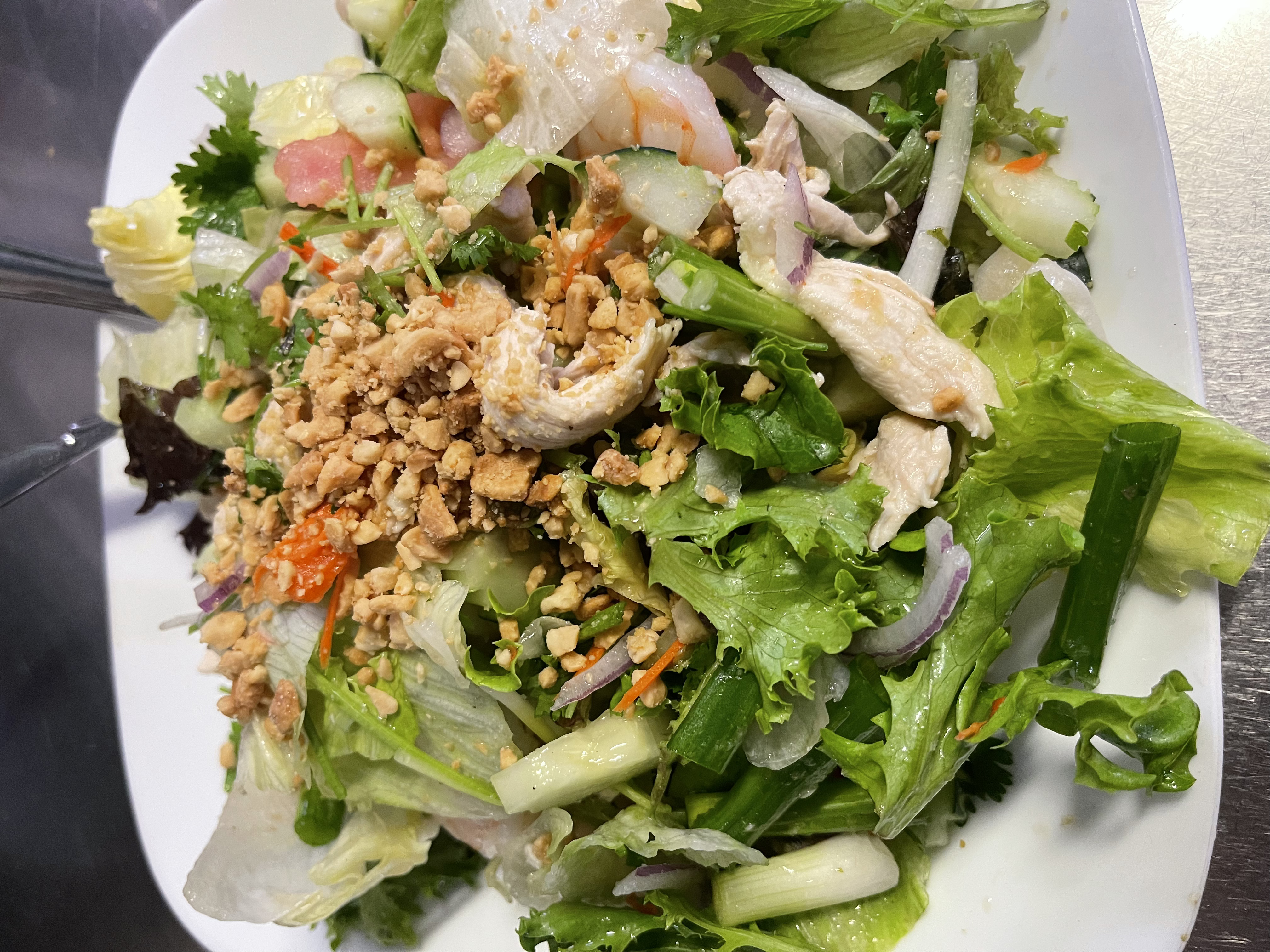Order 24. Yum Yai Salad food online from Chada Thai Cuisine store, Sacramento on bringmethat.com