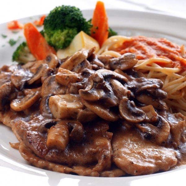 Order Veal Marsala food online from Zorbas Pizza store, Millbrae on bringmethat.com