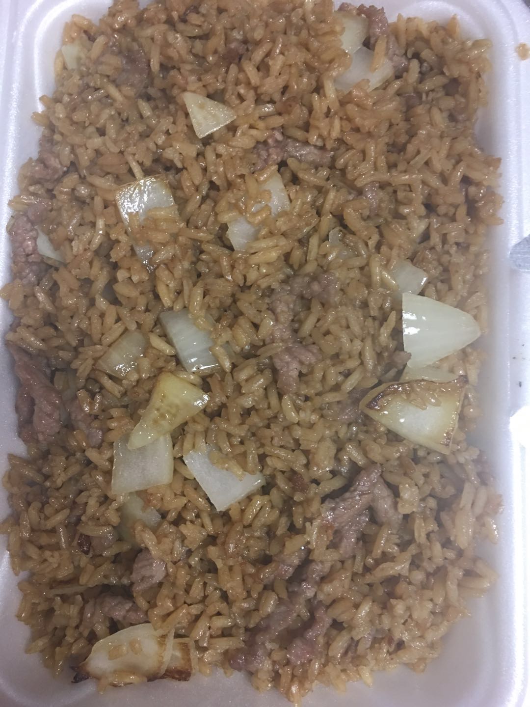Order Beef Fried Rice food online from China Express store, Greensboro on bringmethat.com