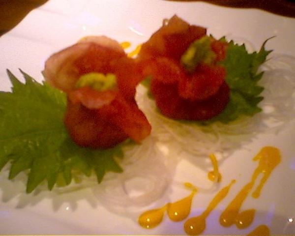 Order C7. Tuna Dumpling food online from Fusion Wok store, Katy on bringmethat.com