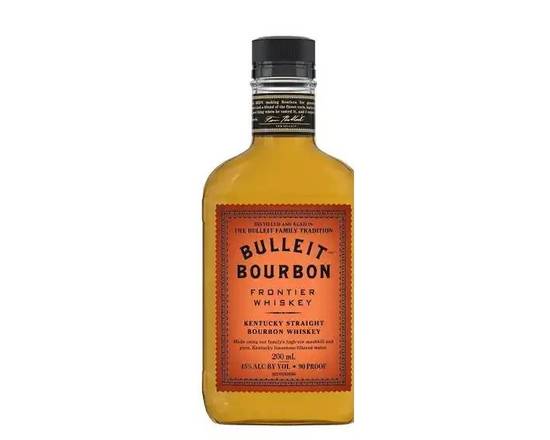 Order Bulleit Bourbon, 200mL whiskey (45.0% ABV) food online from Tenderloin Liquor store, San Francisco on bringmethat.com