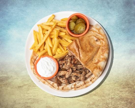 Order Chicken Shawarma Dinner   food online from Pita Pan store, Lawrence on bringmethat.com