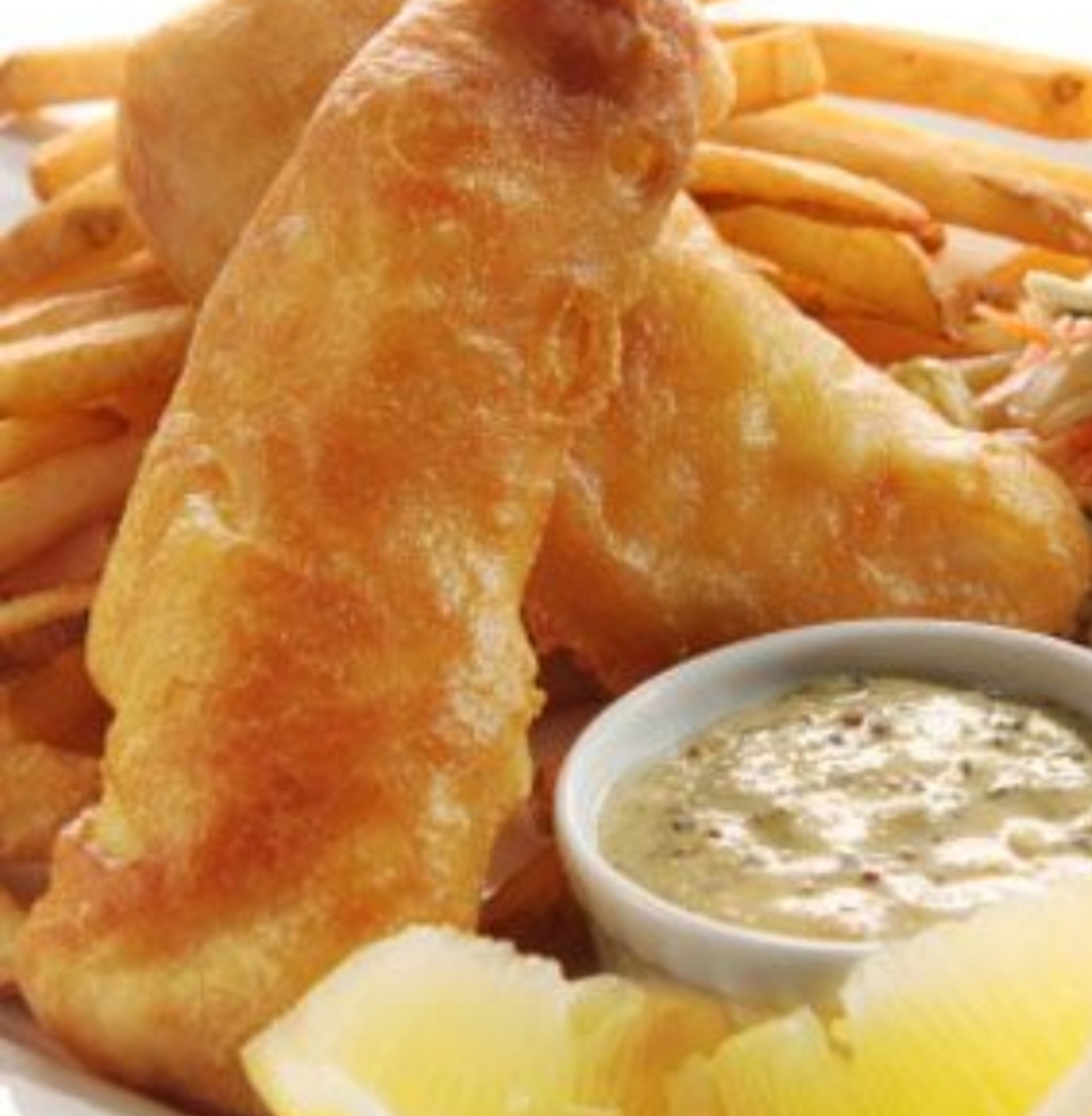Order Arctic Cod Fish and Chips food online from Famous Hamburger store, Canton on bringmethat.com