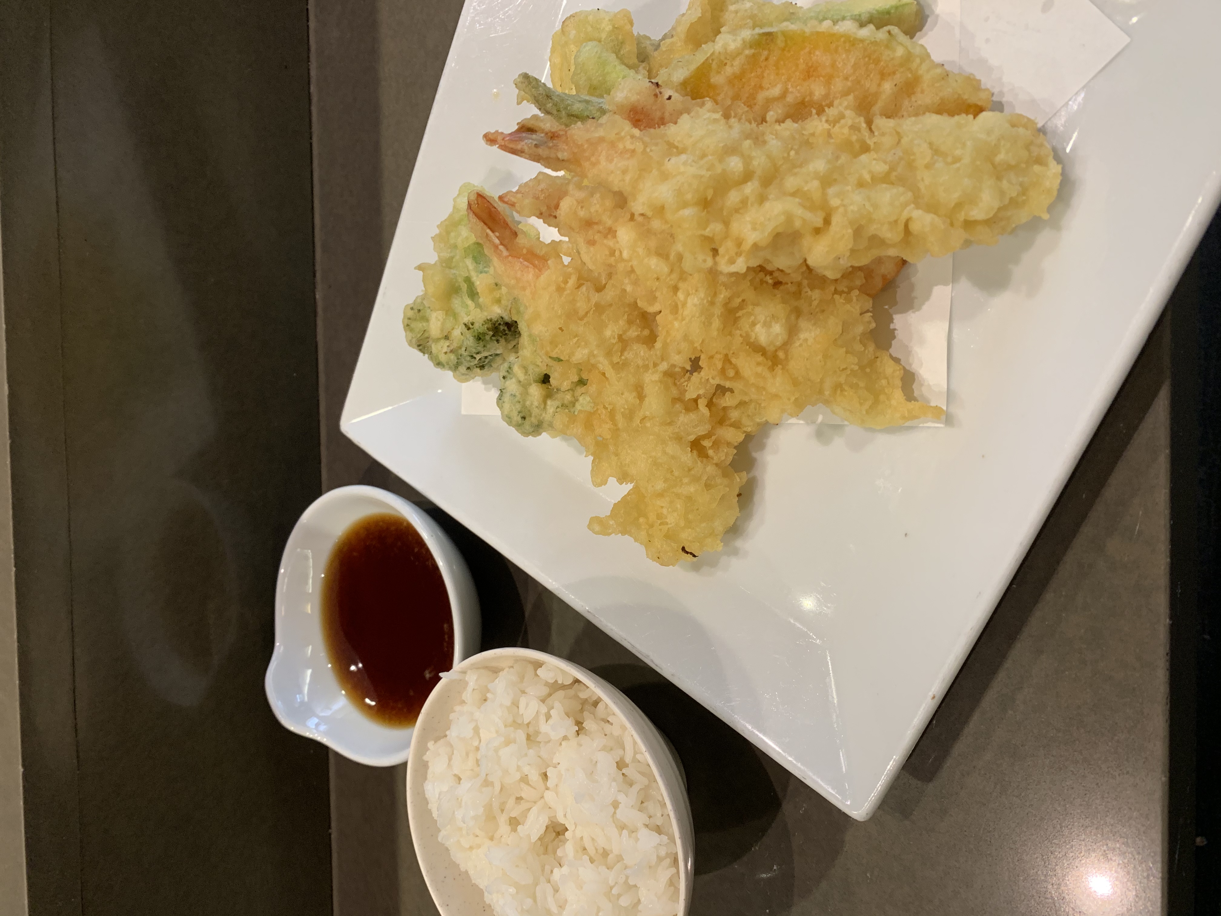 Order Mix Tempura Dinner food online from Kanpai Japanese Sushi Bar &amp; Gril store, Santa Monica on bringmethat.com