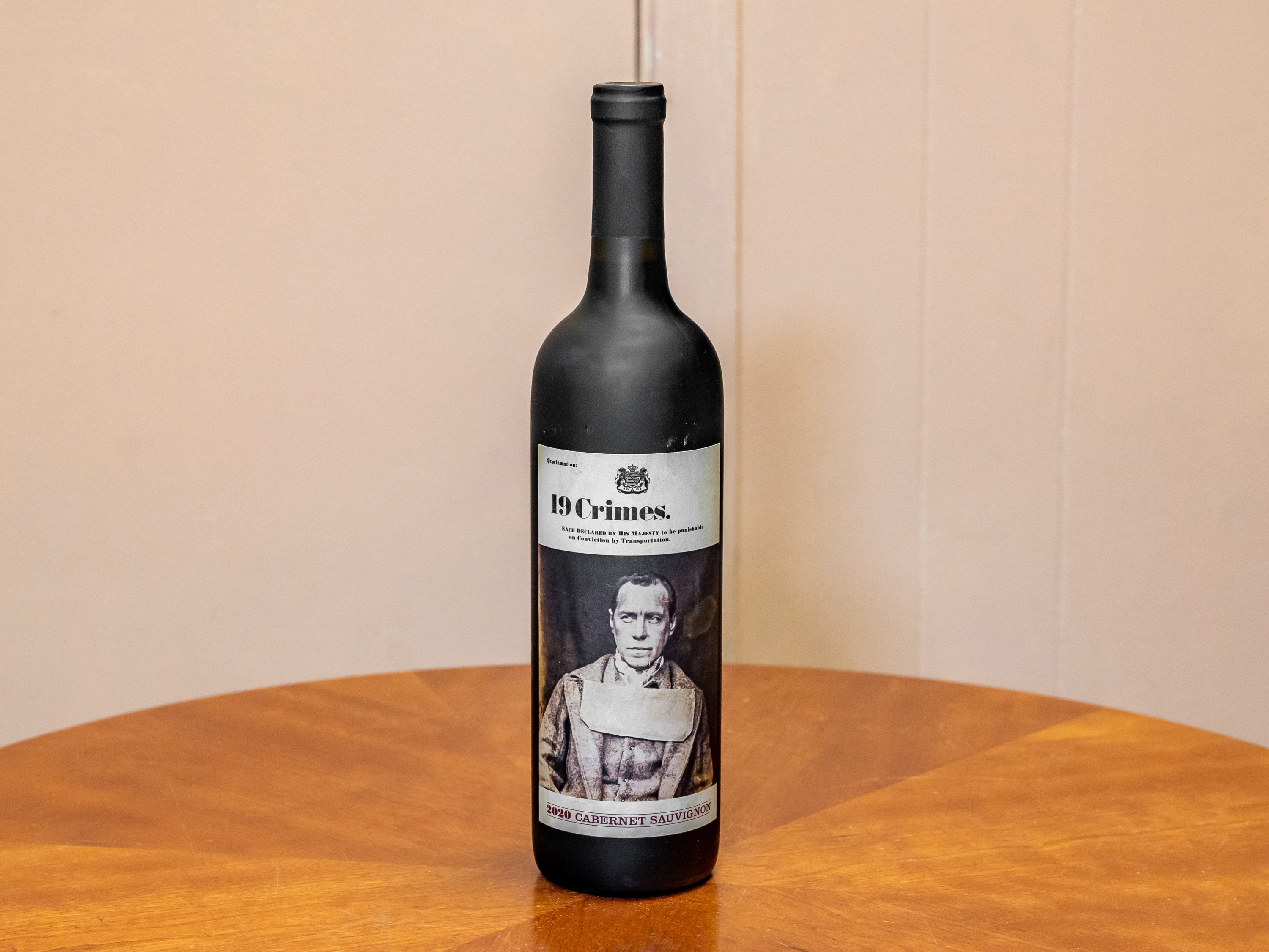 Order 19 Crimes Cabernet Sauvignon, 750 ml. Wine food online from Jose's Wines & Liquors store, Valley Cottage on bringmethat.com
