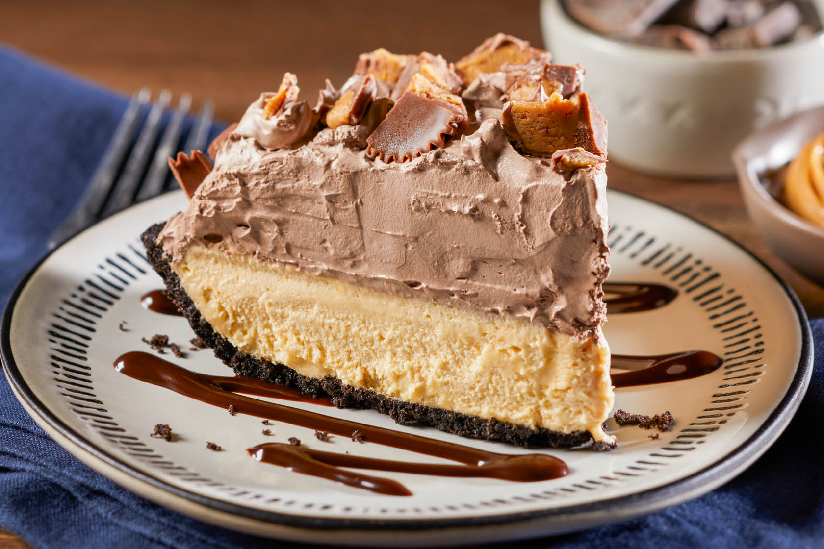 Order Reese's® Peanut Butter Pie Slice food online from Bob Evans store, Canton on bringmethat.com