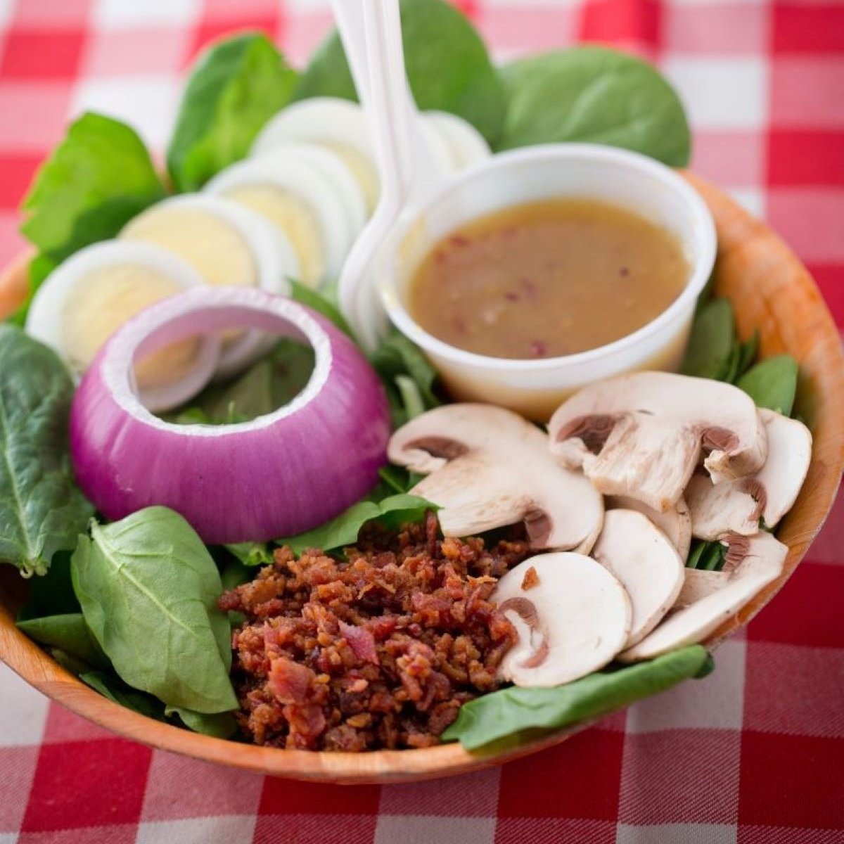 Order Spinach Salad food online from Huey's Collierville store, Collierville on bringmethat.com