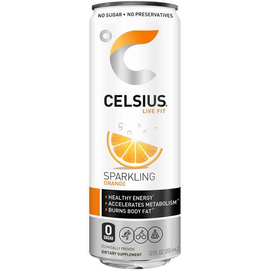 Order CELSIUS ORANGE 12Z food online from Rite Aid store, PITTSBURGH on bringmethat.com