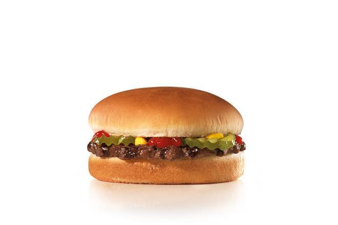Order Small Hamburger food online from Hardees store, Terre Haute on bringmethat.com