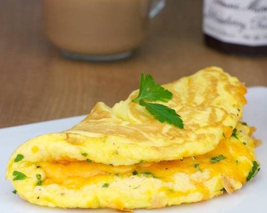 Order Cheese Omelet food online from Amity Bistro store, Wilmington on bringmethat.com