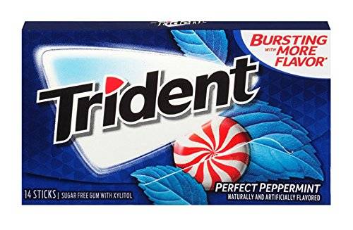 Order Trident Perfect Peppermint Gum - 14 Pieces food online from Pepack Sunoco store, Peapack on bringmethat.com