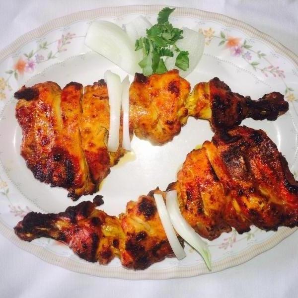 Order T1. Chicken Tandoori Leg  food online from Ali Halal Pakwan store, Fremont on bringmethat.com