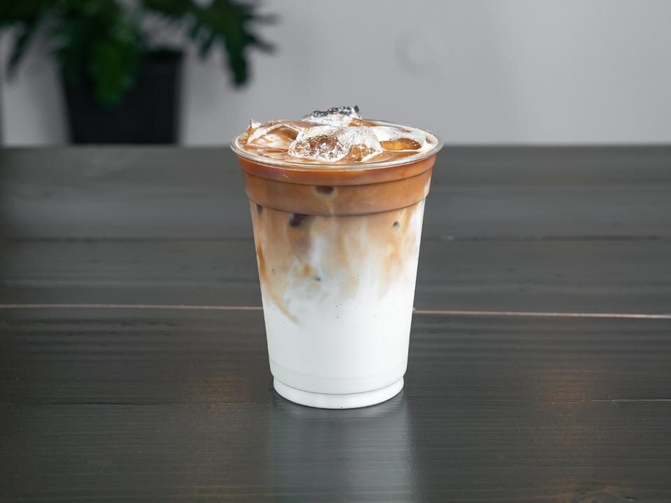 Order Iced Latte food online from Moe Coffee Northpark store, San Diego on bringmethat.com