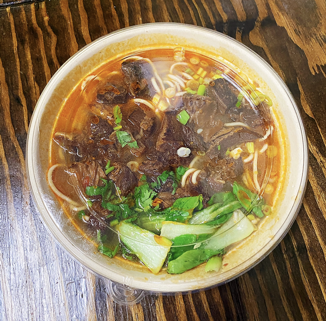 Order 38. Beef Noodle Soup 牛肉汤面 food online from Dumpling Tea store, Santa Fe on bringmethat.com