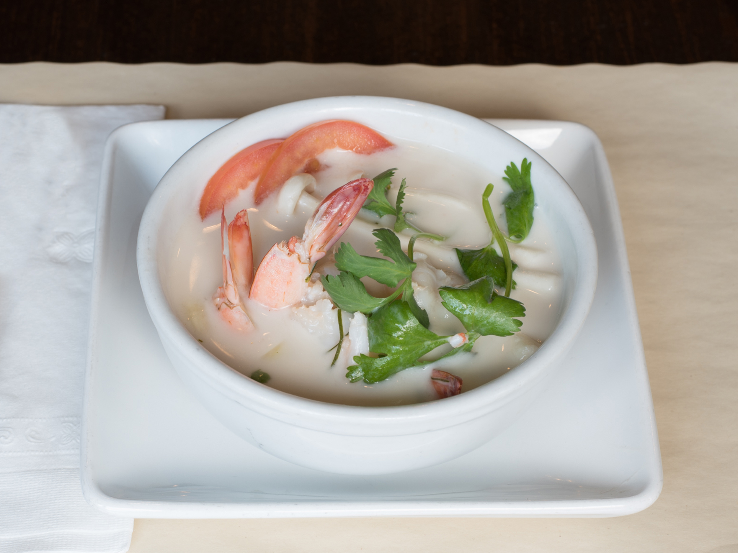 Order 12. Tom Kha Soup food online from Thai boulevard store, Forest Hills on bringmethat.com
