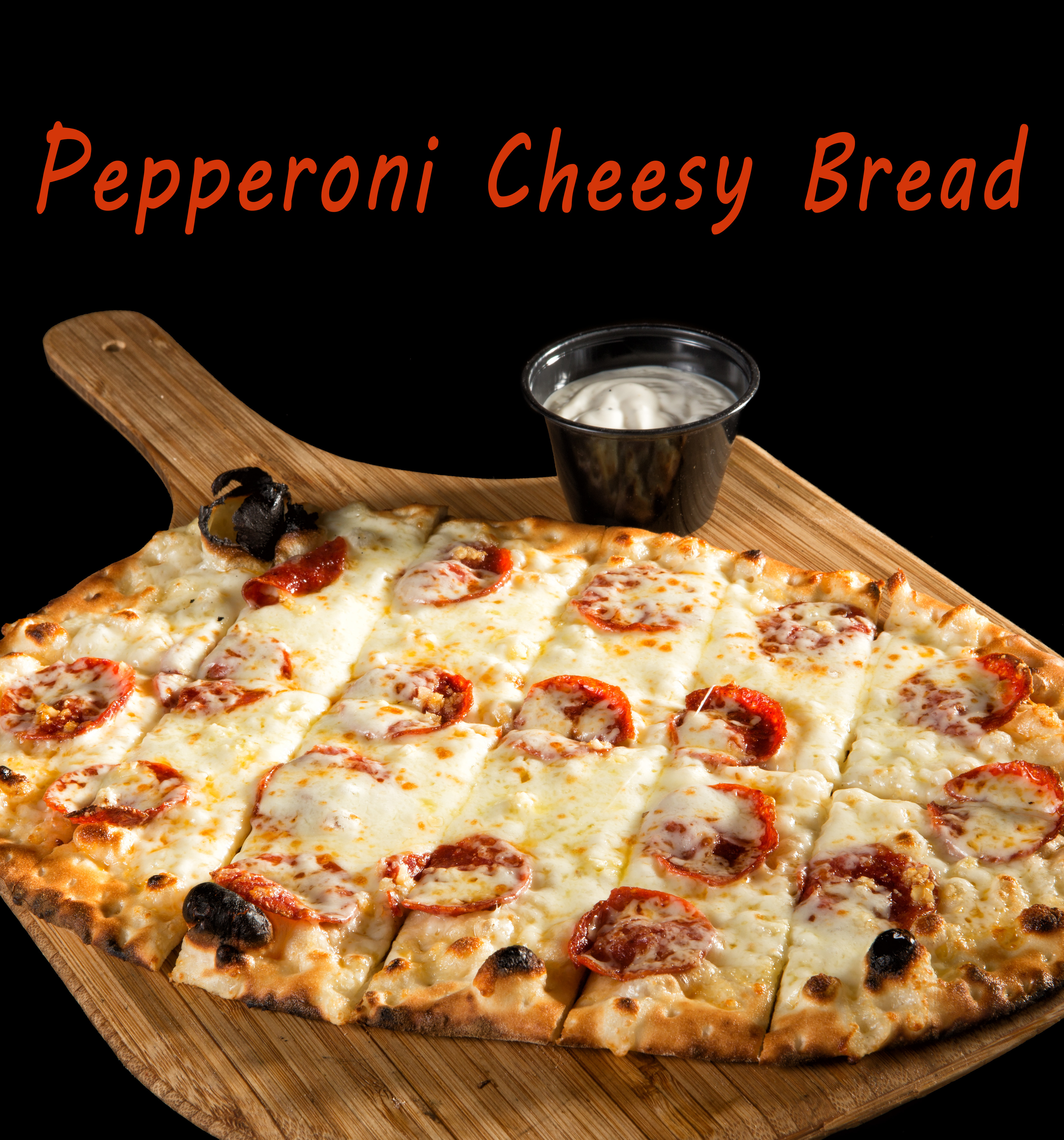 Order Pepperoni Garlic Cheesy Bread food online from Zaza Wood-Fired Pizza - Toledo store, Toledo on bringmethat.com
