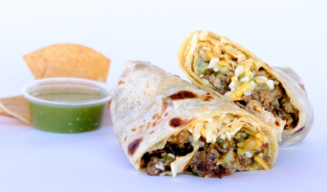 Order All Meat Burrito food online from Pico Pica Rico store, Sherman Oaks on bringmethat.com