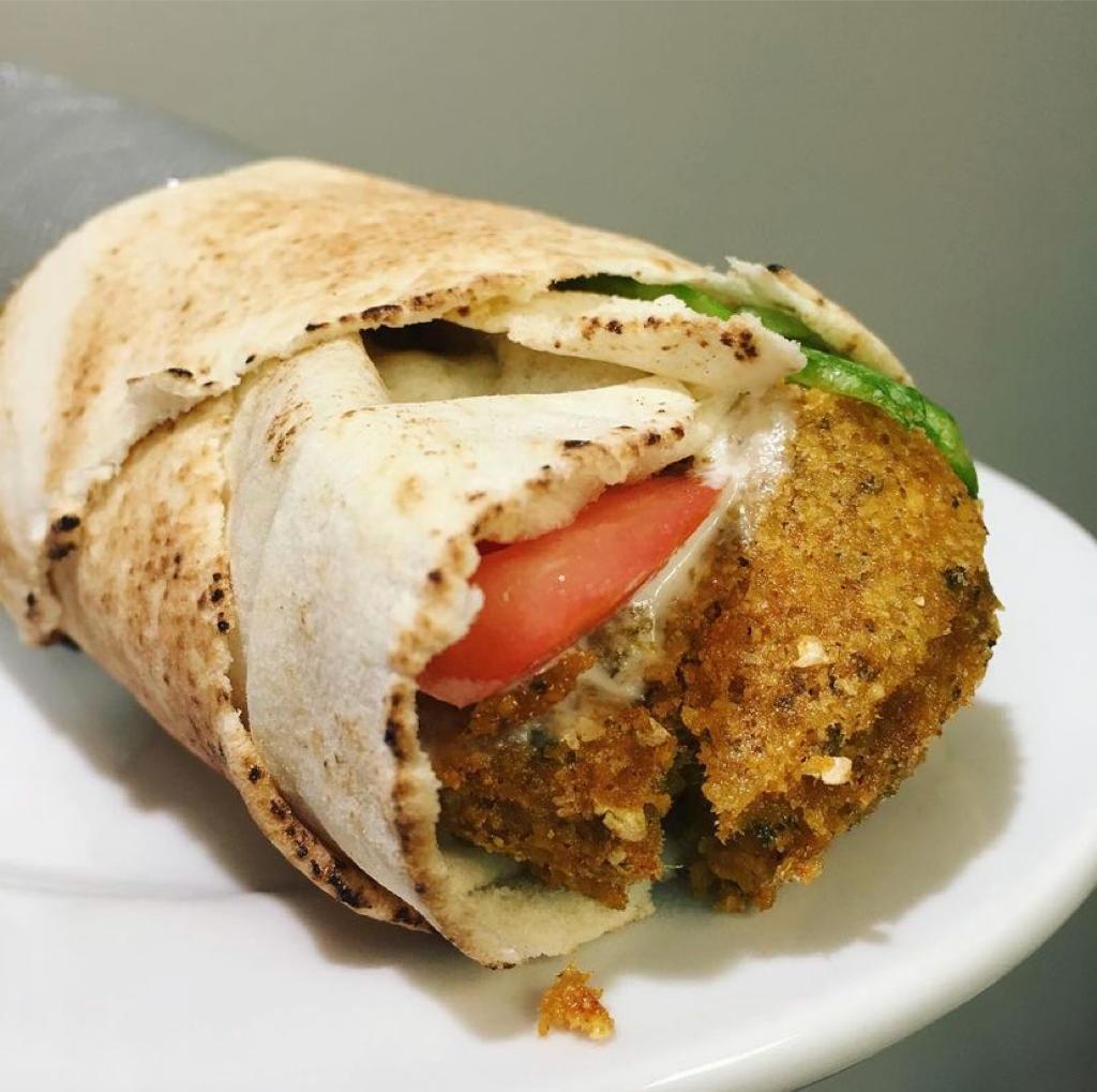 Order Falafel Wrap food online from Mediterranean Grill store, Pittsburgh on bringmethat.com