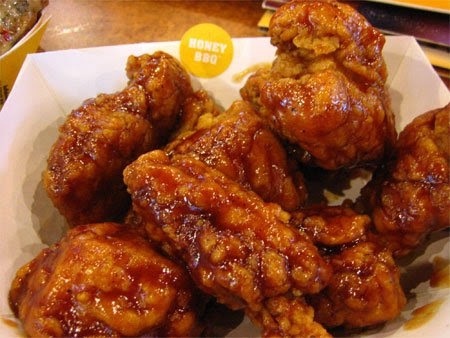 Order 6. Honey BBQ Chicken Wings food online from King Kong Chinese Restaurant store, Oakland on bringmethat.com