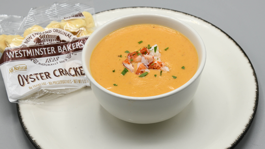 Order Maine Lobster Bisque (Cup) food online from Mitchell's Fish Market store, Lansing on bringmethat.com