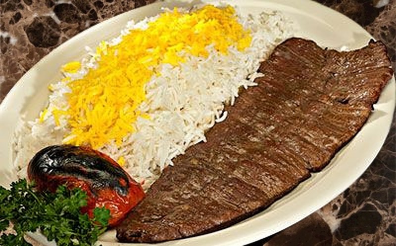Order Kabab Barg چلوکباب برگ food online from Kourosh Restaurant store, Woodland Hills on bringmethat.com