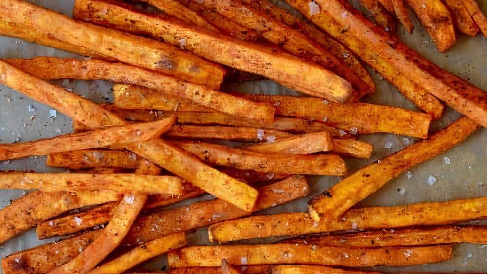 Order Sweet Potato Fries - Small food online from Super Kennedy Chicken store, Bronx on bringmethat.com